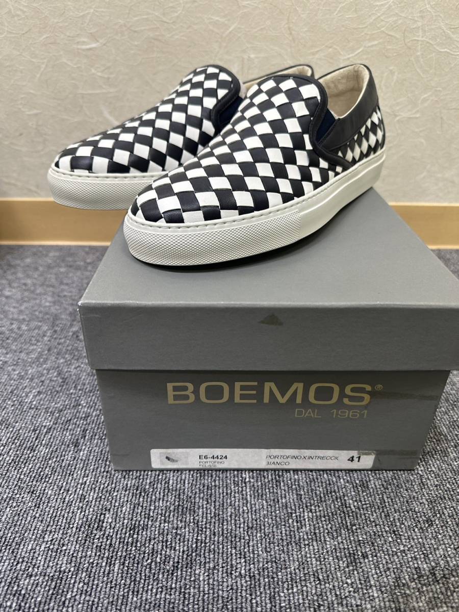 【EKA-3879OH】1円スタート メンズシューズ ４足まとめ BOEMOS diadora スニーカー スリッポン お洒落 サイズ要確認 タグ付き 保管品 靴