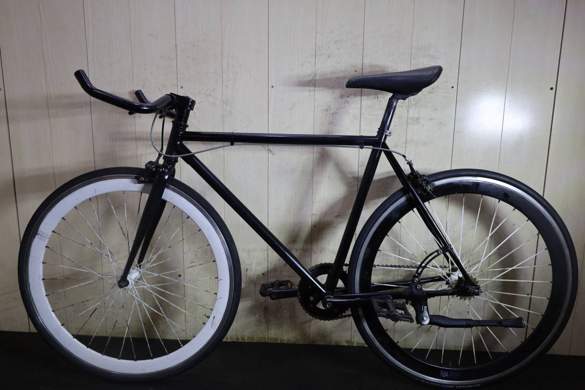 人気良品！FUN 700C クロモリ 700C 520mm ピストバイク（固定＋FREE 