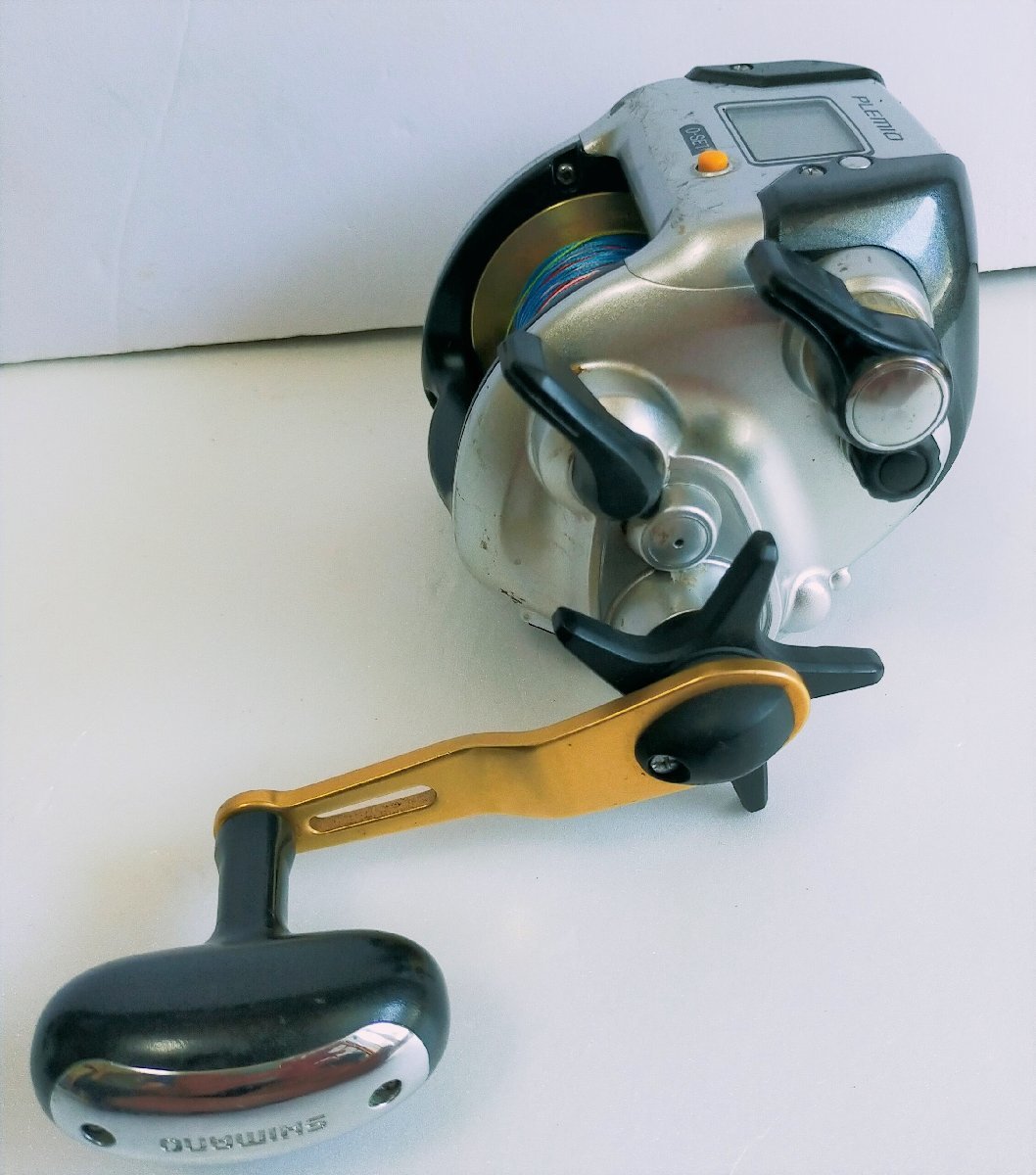 SHIMANO PLEMIO 電動リール 本体 SHIMANO シマノ 電動リール プレミオ3000 2芯 動作確認済み PLEMIO