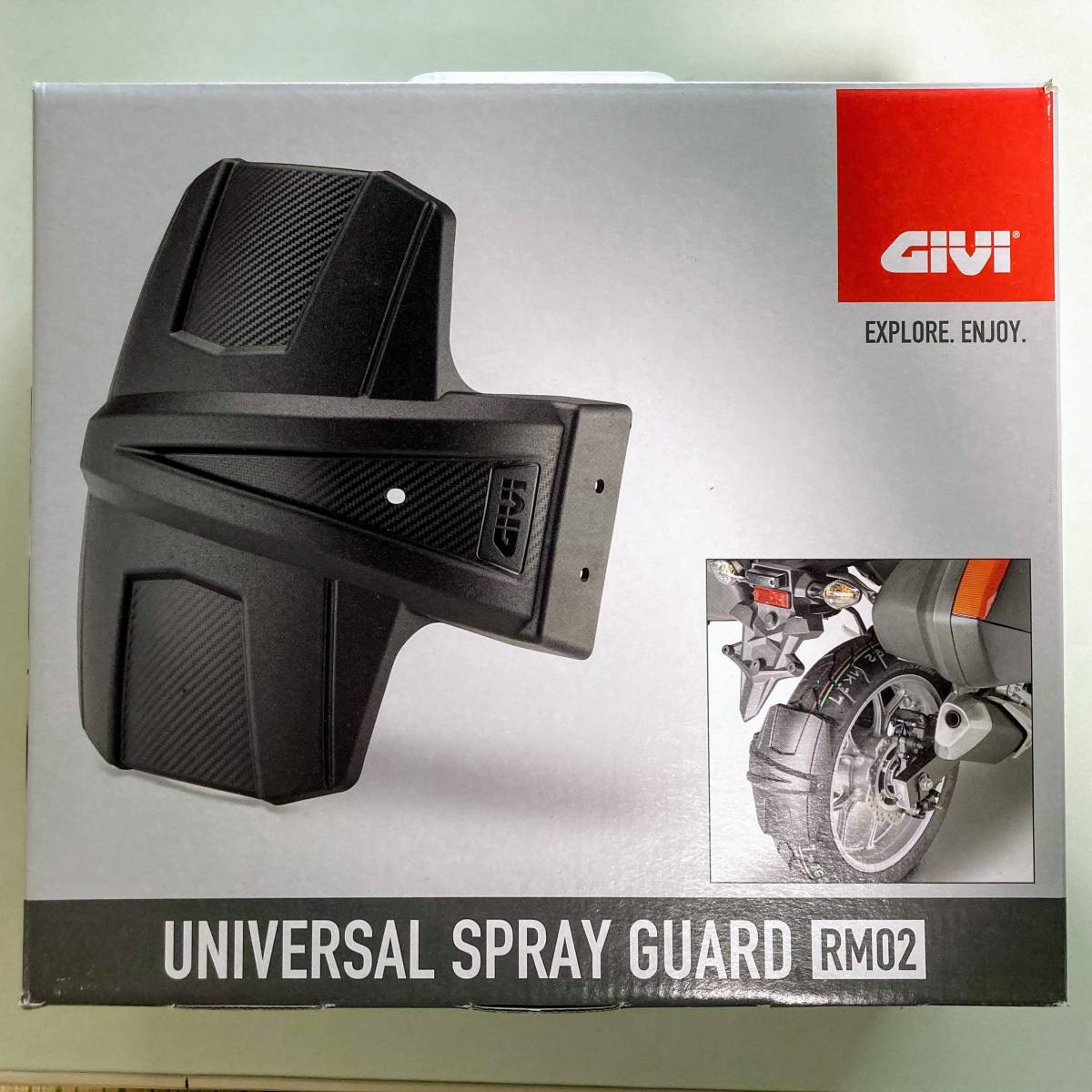 GIVI RM02 + RM5126KIT スプラッシュガード + マウントキット セット品