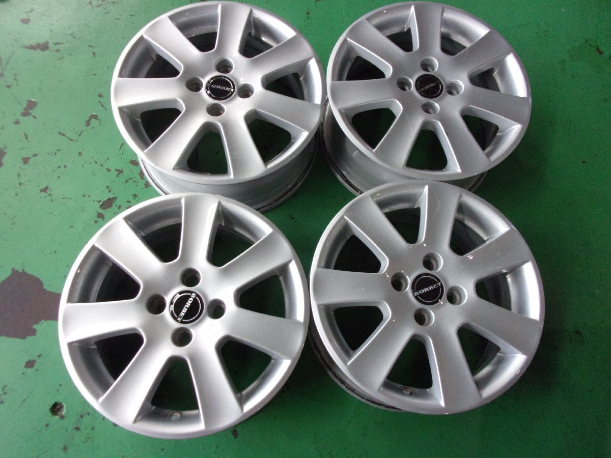 BORBET アルミ ホイール 15インチ 6J 100 5H +38 4本 ゴルフで使用