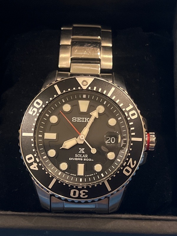 ★SEIKO セイコー プロスペックス 腕時計 ソーラー ダイバー ウォッチ SBDJ017 メンズ Prospexar V157-0BT0 SS 200m