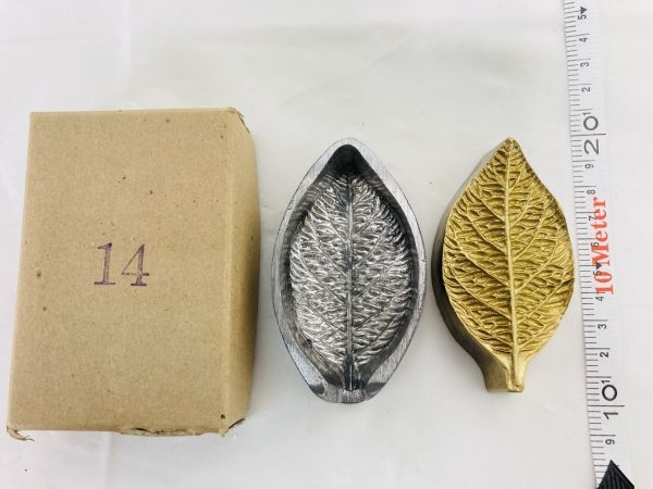 アートフラワー 道具 金属製 金型3点 葉っぱ こて コテ類 多数 造花