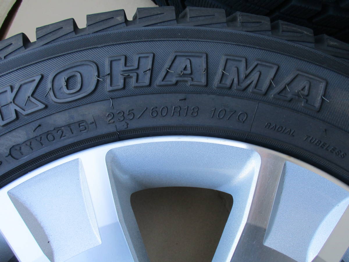 スタッドレス デリカ D5 純正ホイルセット ヨコハマ ジオランダー i