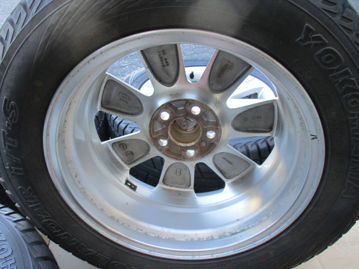 スタッドレス デリカ D5 純正ホイルセット ヨコハマ ジオランダー i
