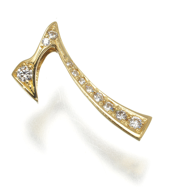 ゆきざき ペンダントトップ ダイヤ 0.17ct ノンブル ナンバー No.7