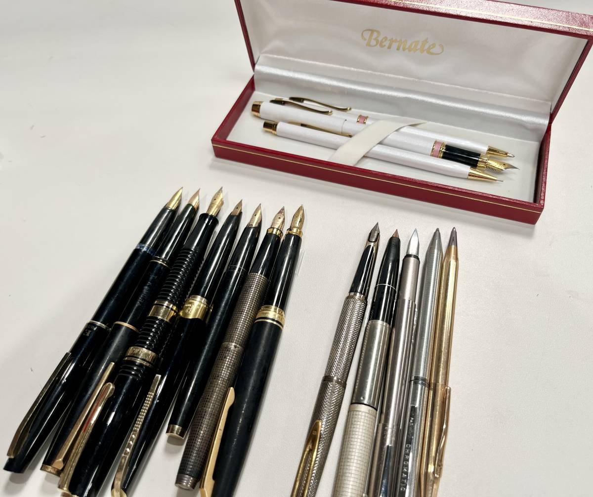 蘇や[KuY967] 文房具 おまとめ 万年筆他 PARKER/MONTBLANC/PILOT/他
