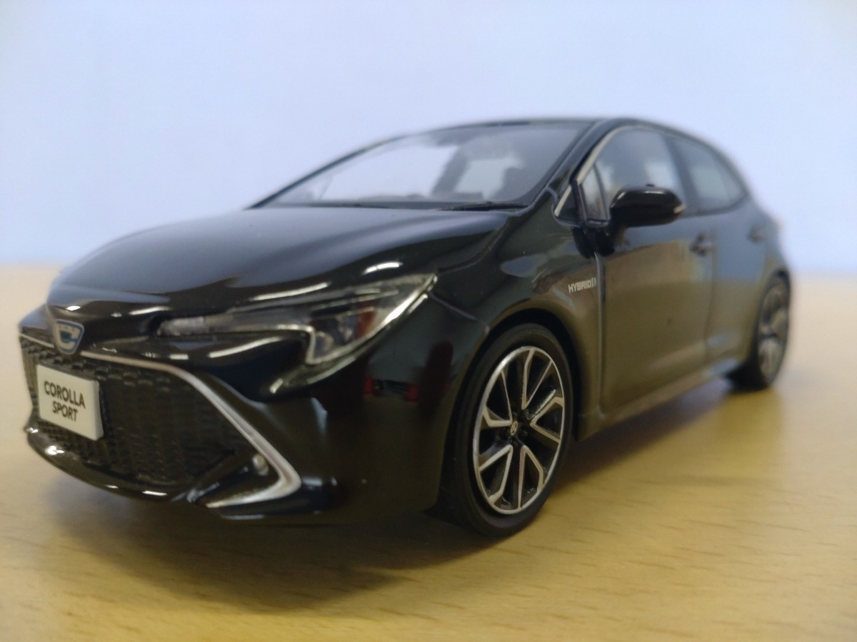 ■1/30＃トヨタ＃カローラスポーツ＃COROLLA＃カラーサンプル＃ミニカー＃非売品＃ブラック