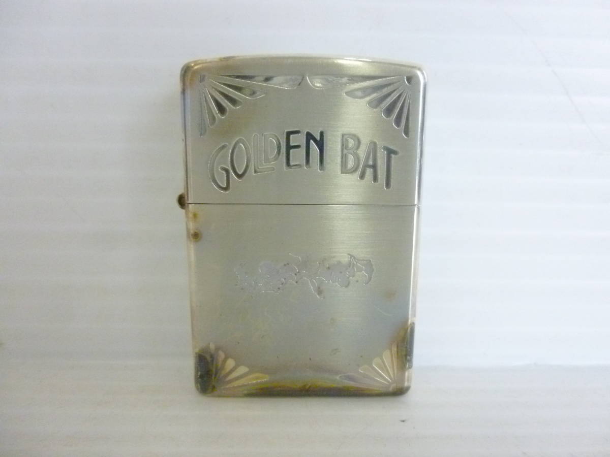 58524◆ZIPPO/ジッポー オイルライター GOLDEN BAT/ゴールデンバット 現状品 BRADFORD.PA. MADE IN USA◆