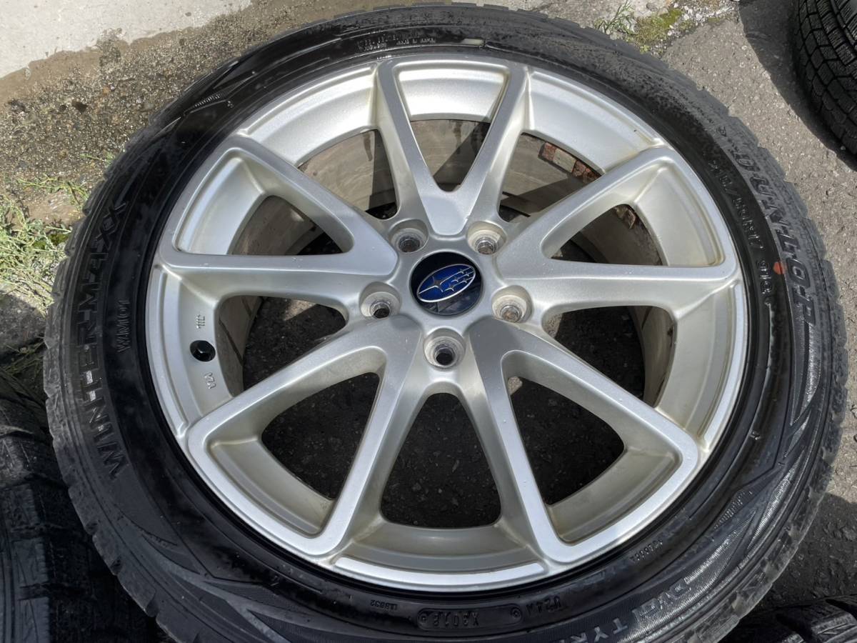 即決 レア 希少 スバル STIアルミホイール タイヤ Laufenn 165/70R134 