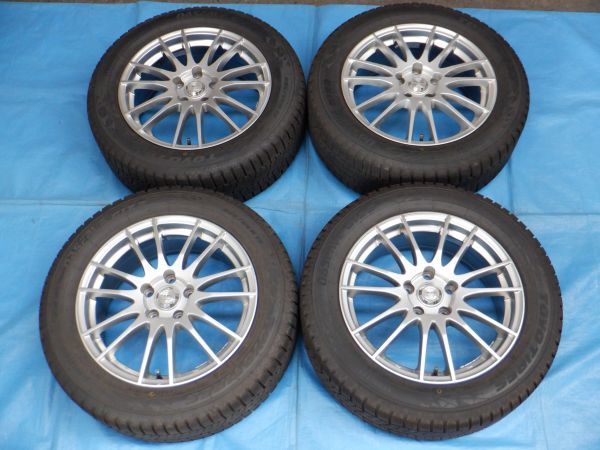 送料無料，低価】 お宝♪発見!☆9～9.5分山 225/55R17 トーヨー オブザーブ