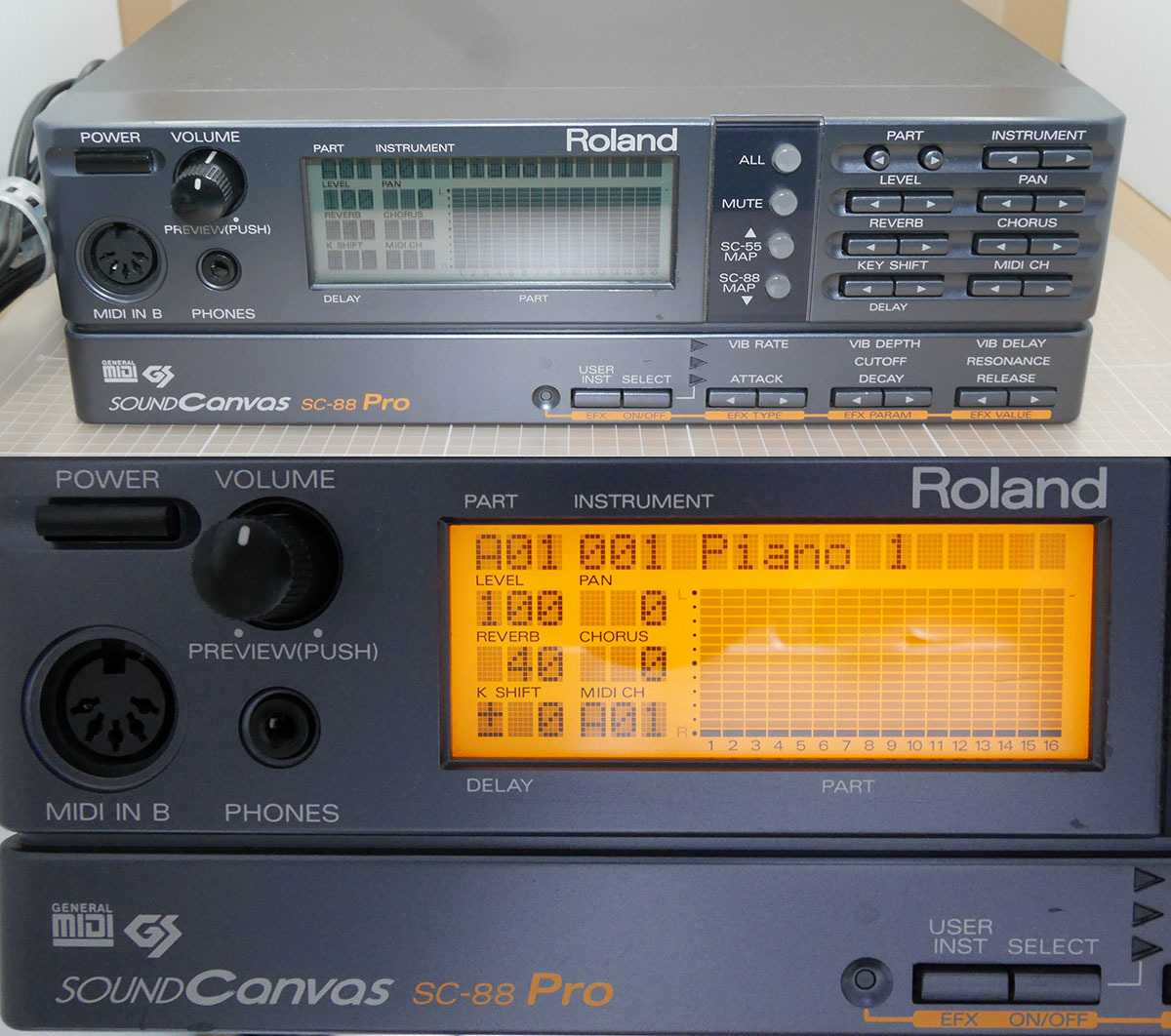 Roland ローランド Edirol SD-80 音響モジュール MIDI音源 通電確認済