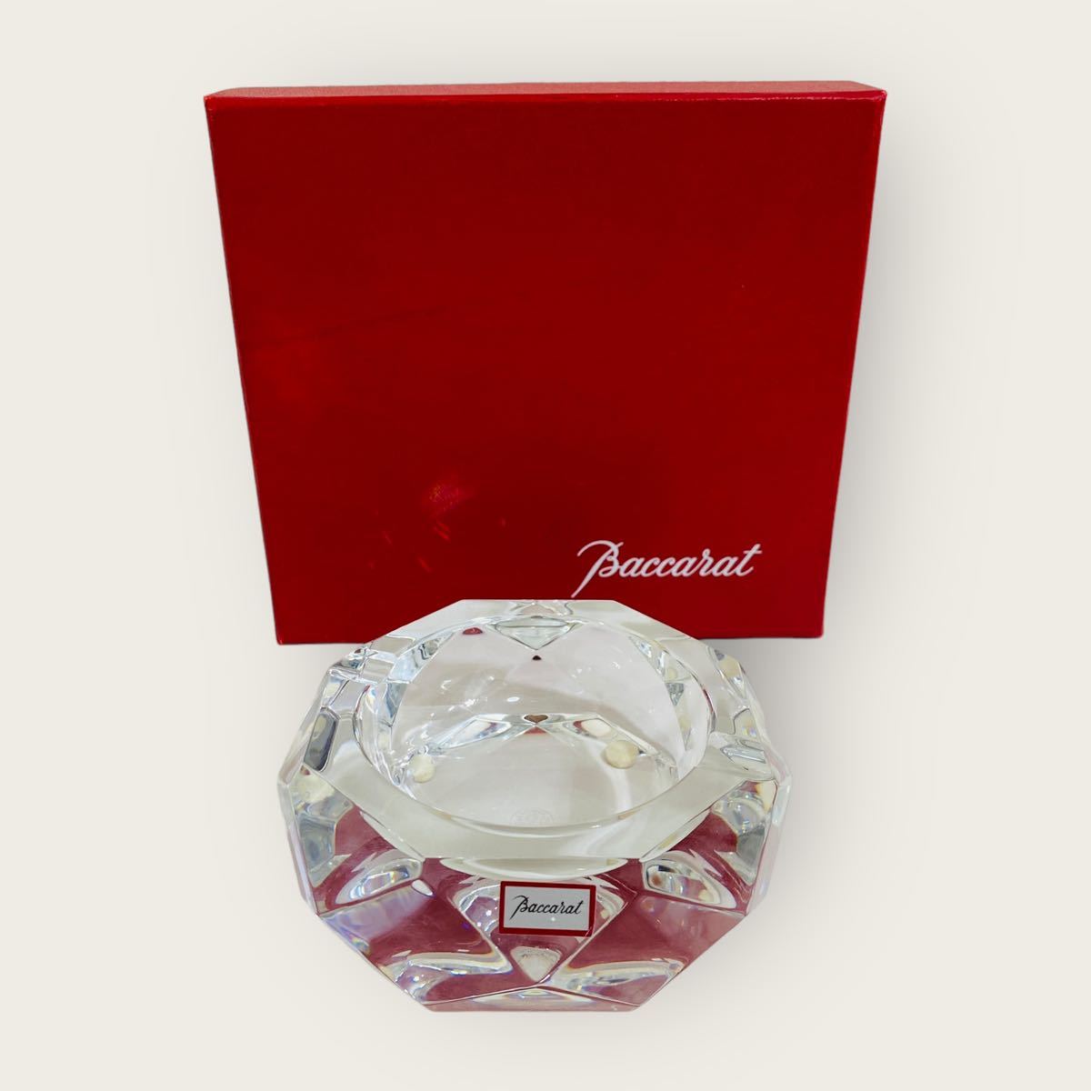 Baccarat◇バカラ キャメル 灰皿/アッシュトレイ O59 バカラ Baccarat