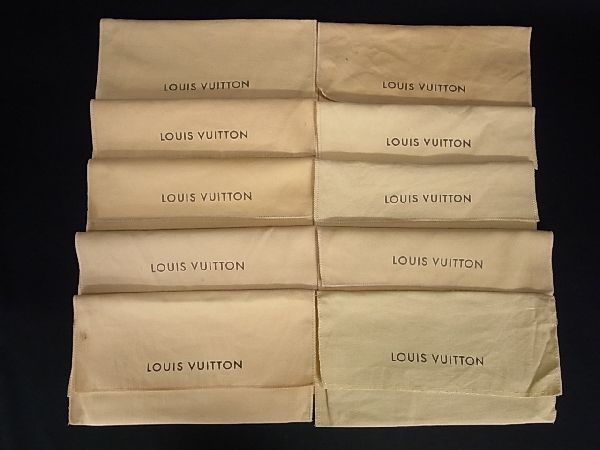 1円 ■極美品〜■ LOUIS VUITTON ルイヴィトン 保存袋 財布用 10点セット まとめ売り DA3878
