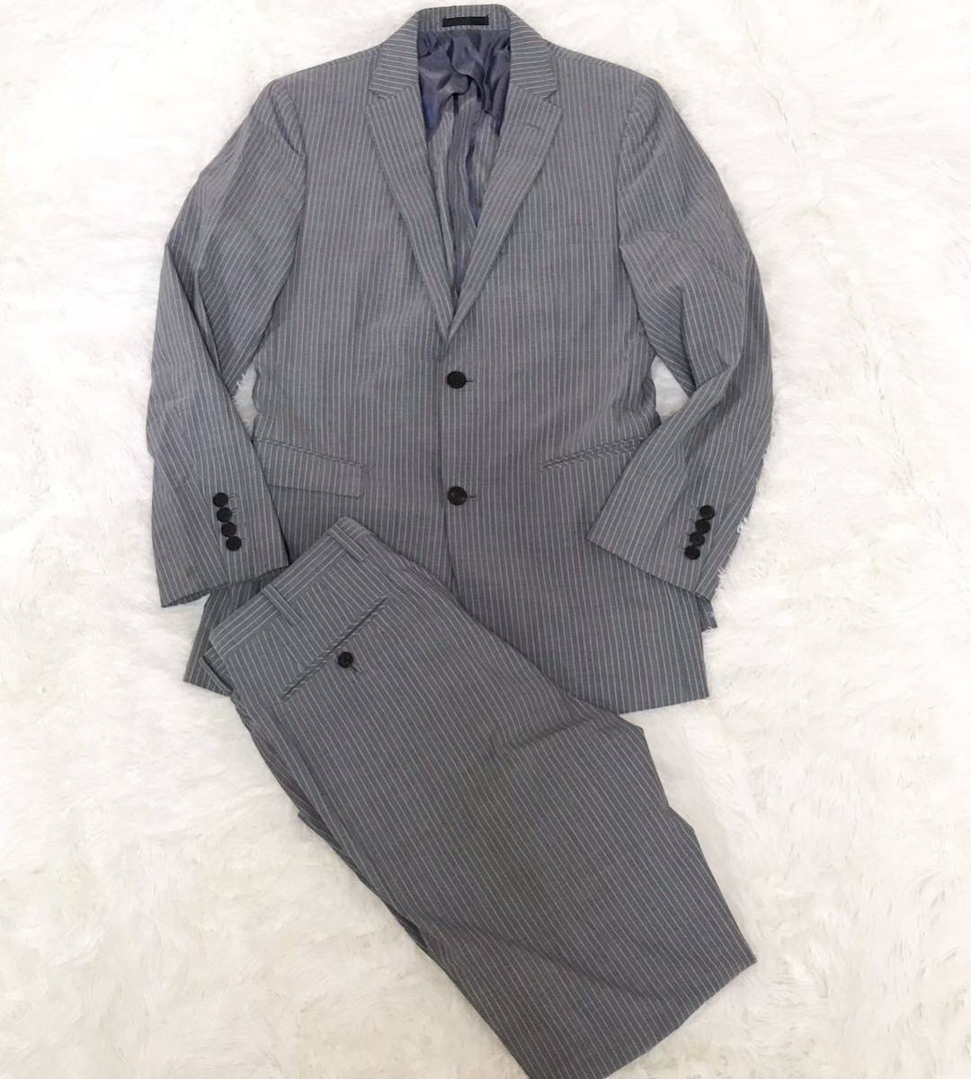 BURBERRY BLACK LABEL セットアップ スーツ グレーチェック BURBERRY