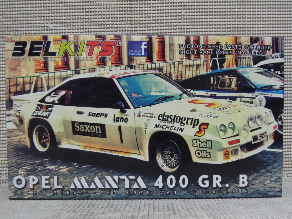 BELKITS 1/24 OPEL MANTA 400 GR.B