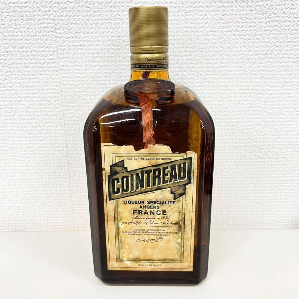 未開栓 COINTREAU コアントロー 1L 40% リキュール 古酒 〇 未開栓 古酒 洋酒 COINTREAU コアントロー リキュール フランス 1L
