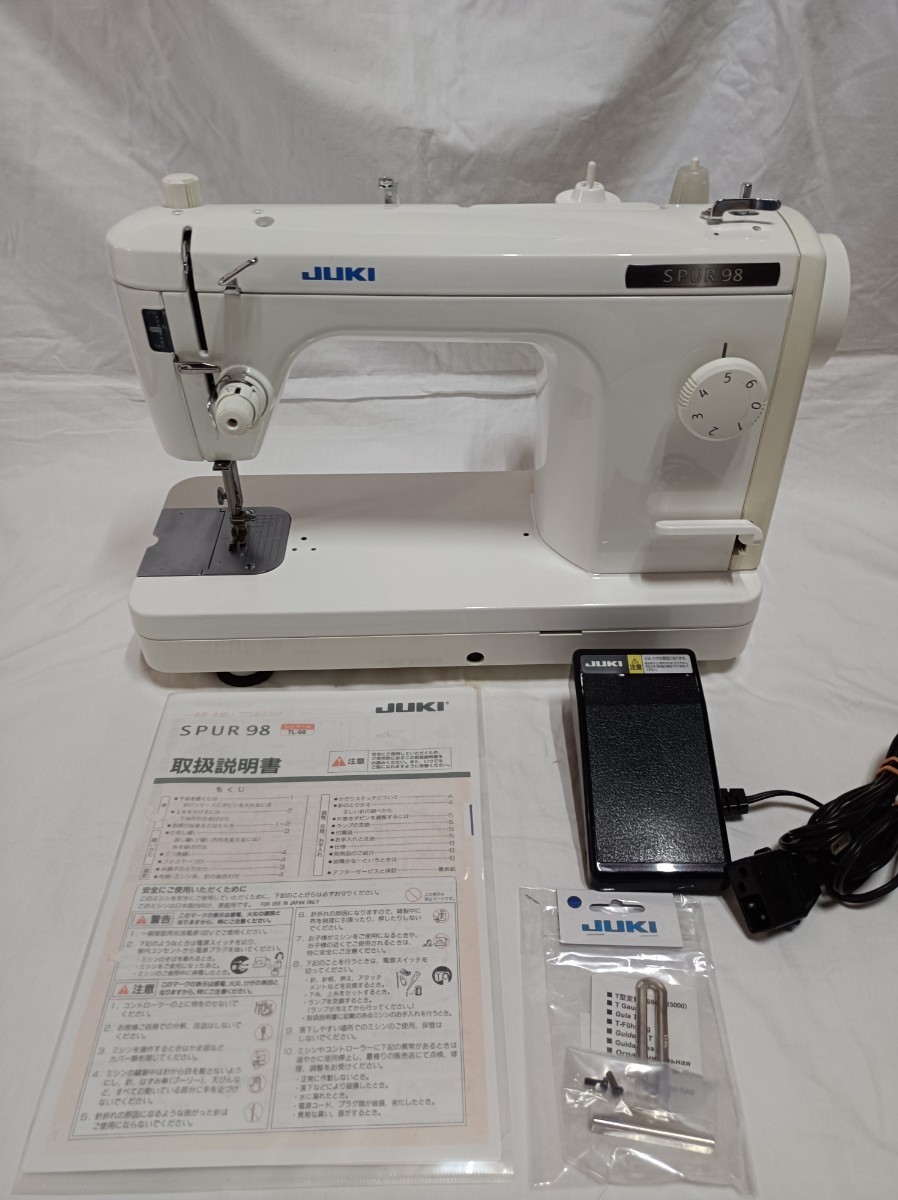 ○美品○JUKIジュキーミシン シュプール 素早かっ SPUR 