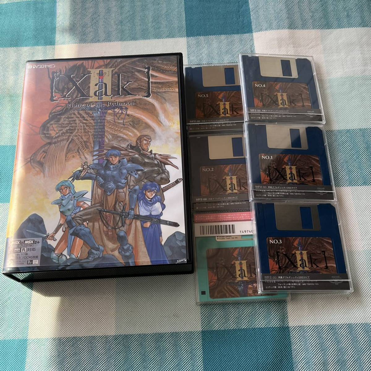 Xak Raff マイクロキャビン Xak サーク Rising of The Redmoon MSX2 2 フロッピーディスク(MSX)|売買された ...