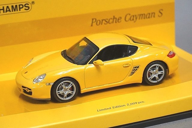 大人気，新作 ミニチャンプス PMA 1/43 Porsche ポルシェ ケイマン S 987 2005 イエロー 436065620(乗用車)｜売買されたオークション情報、yahooの商品情報をアーカイブ公開 - オークファン 乗用車