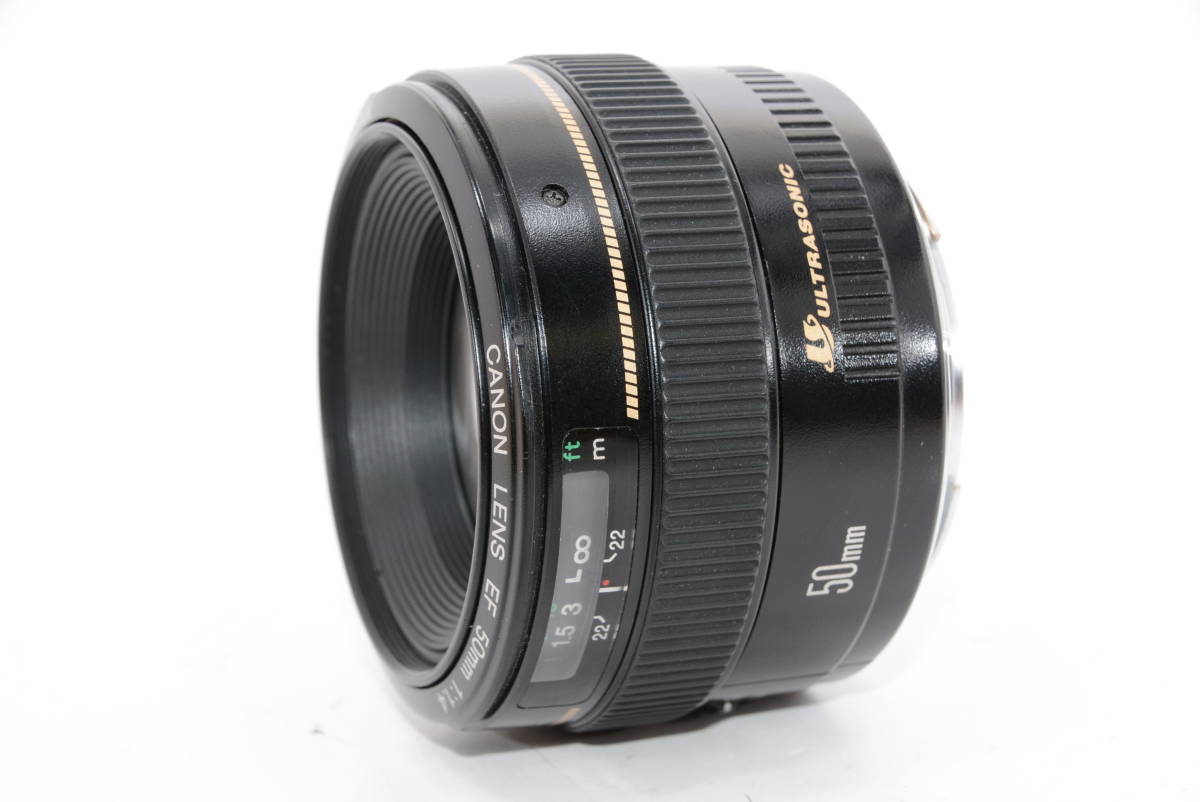カメラ C222057)ジャンク Canon EF 50mm F1.4 単焦点レンズ