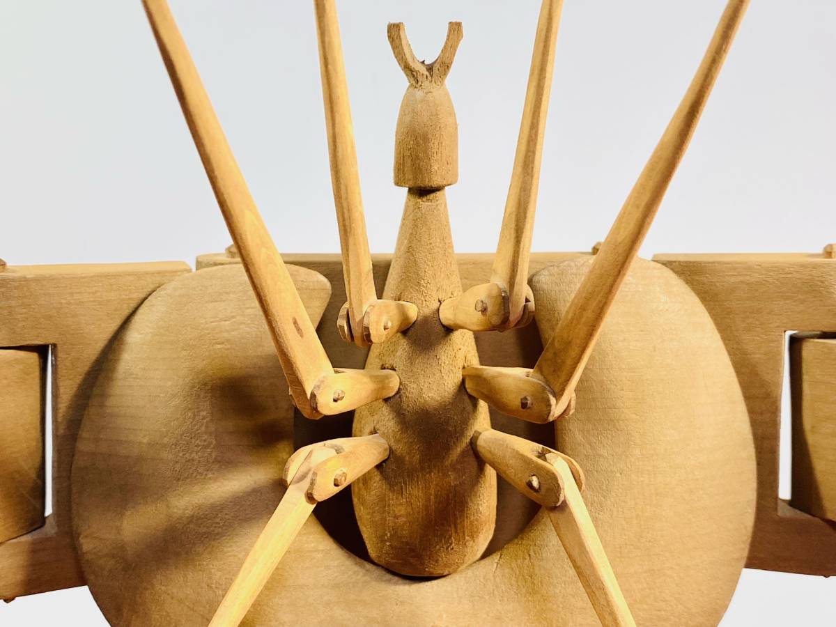 アイヌ美術 砂澤ビッキ 木彫り「抽象作品」BIKKYサイン 北海道美術