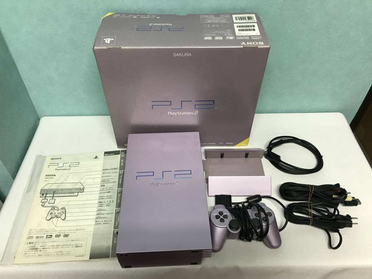 SCPH-50000 Console 0 PS2 Sakura Pink NTSC-J PlayStation SA Japan