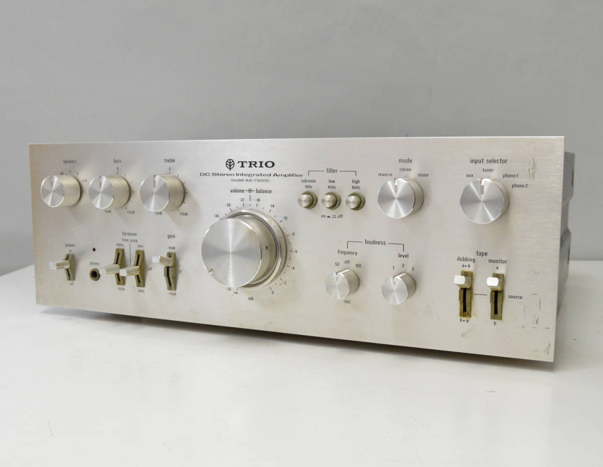 ジャンク TRIO トリオ プリメインアンプ KA-7300D ys009 TRIO トリオ