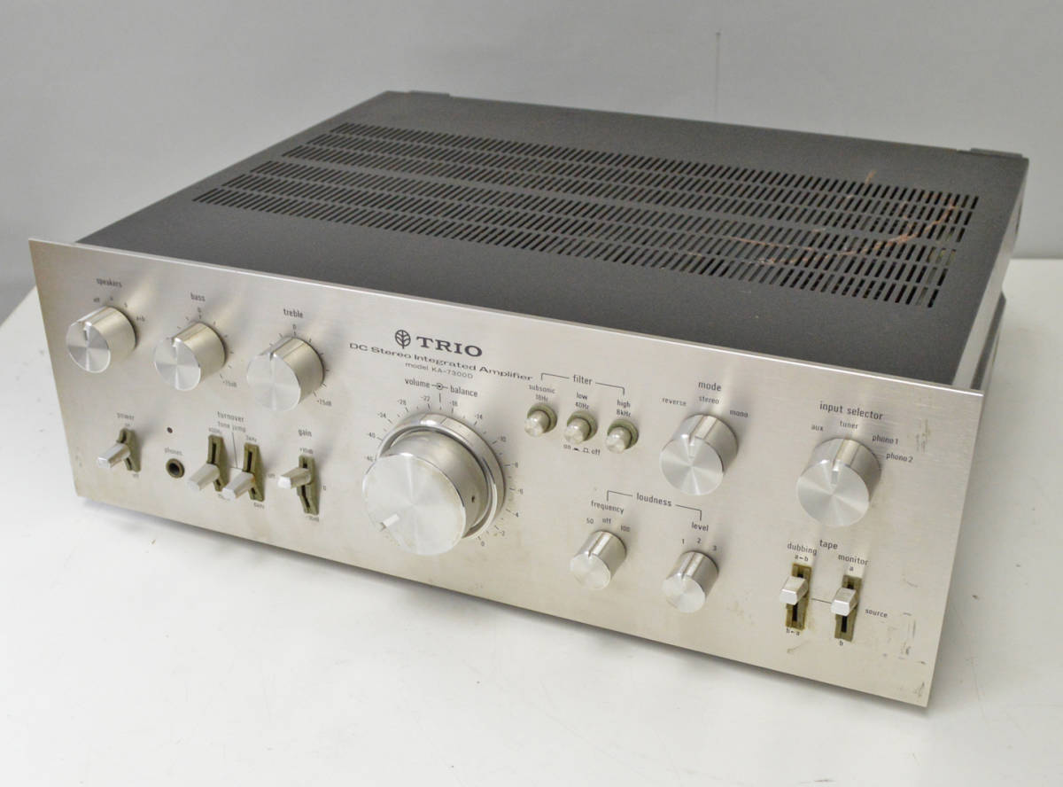 ジャンク TRIO トリオ プリメインアンプ KA-7300D ys009 TRIO トリオ