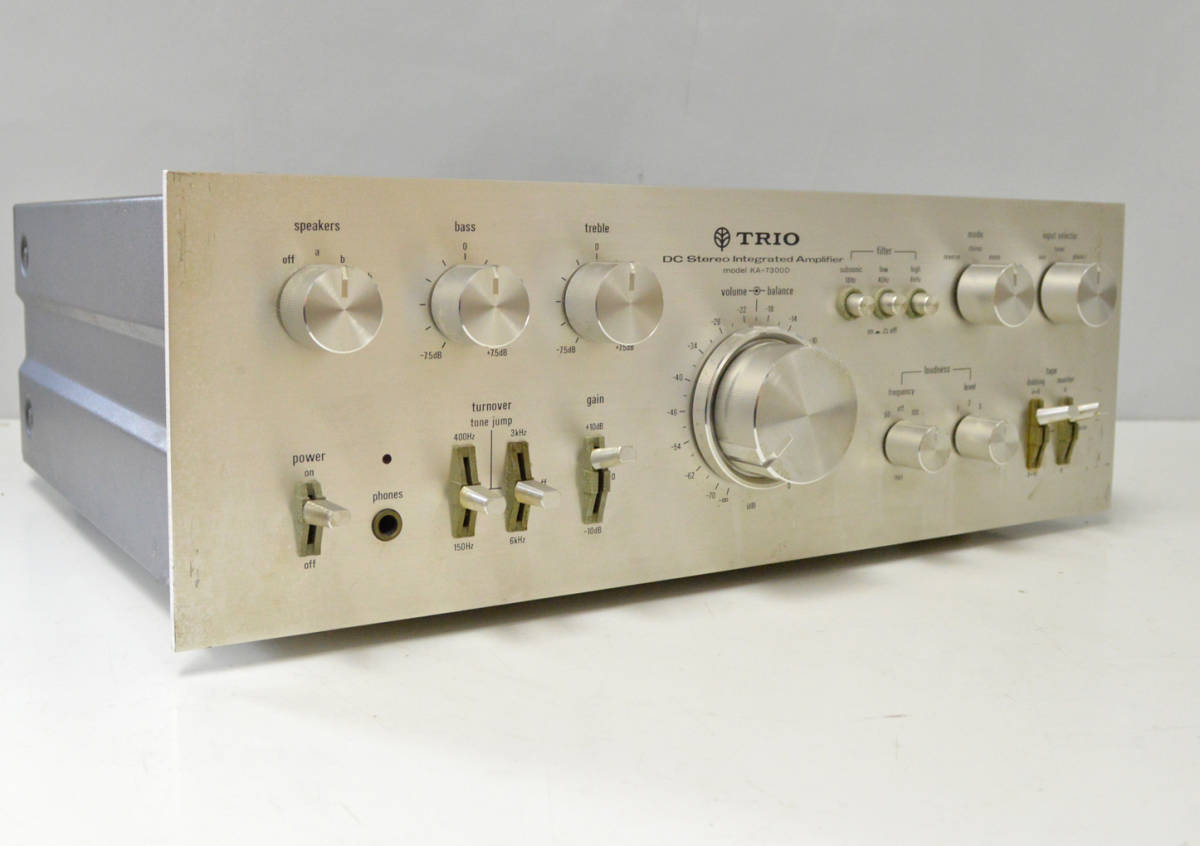 ジャンク TRIO トリオ プリメインアンプ KA-7300D ys009 TRIO トリオ