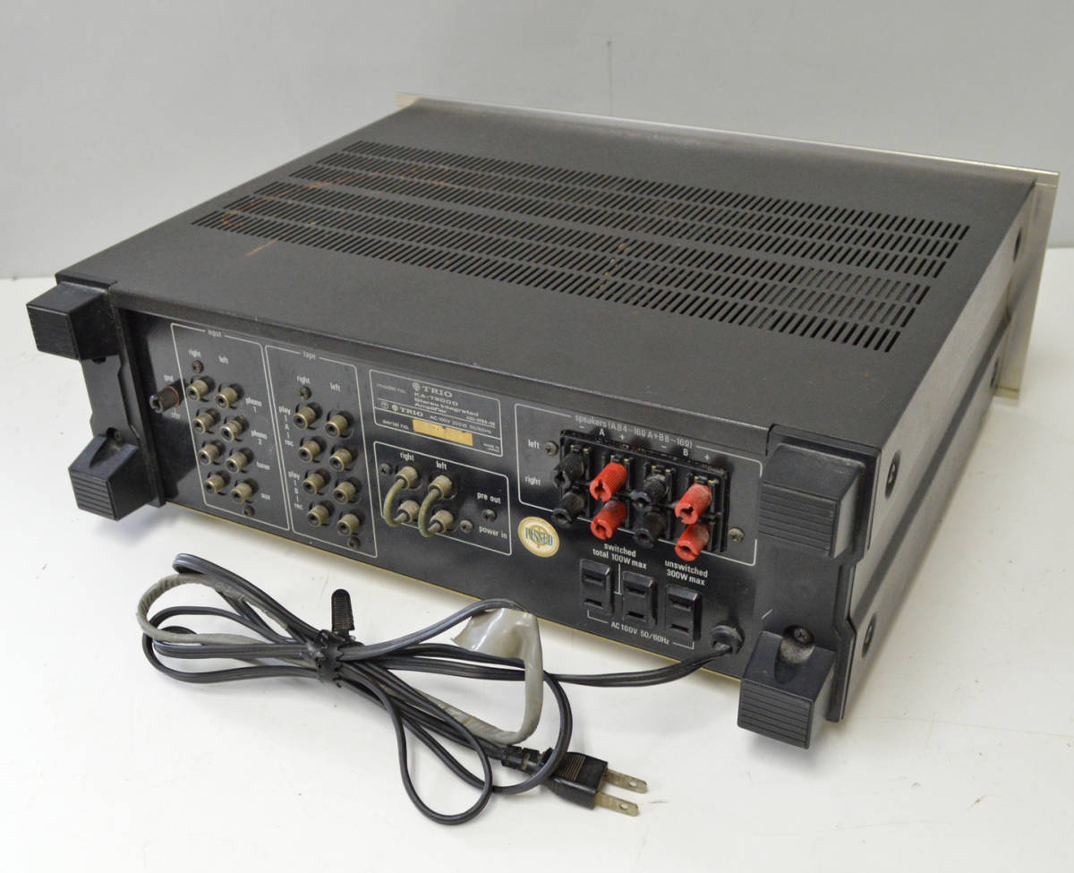 ジャンク TRIO トリオ プリメインアンプ KA-7300D ys009 TRIO トリオ