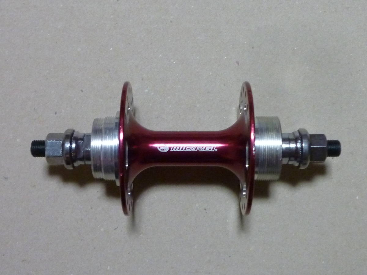 32H　リアハブ120mm　レッド　ピスト・トラック用