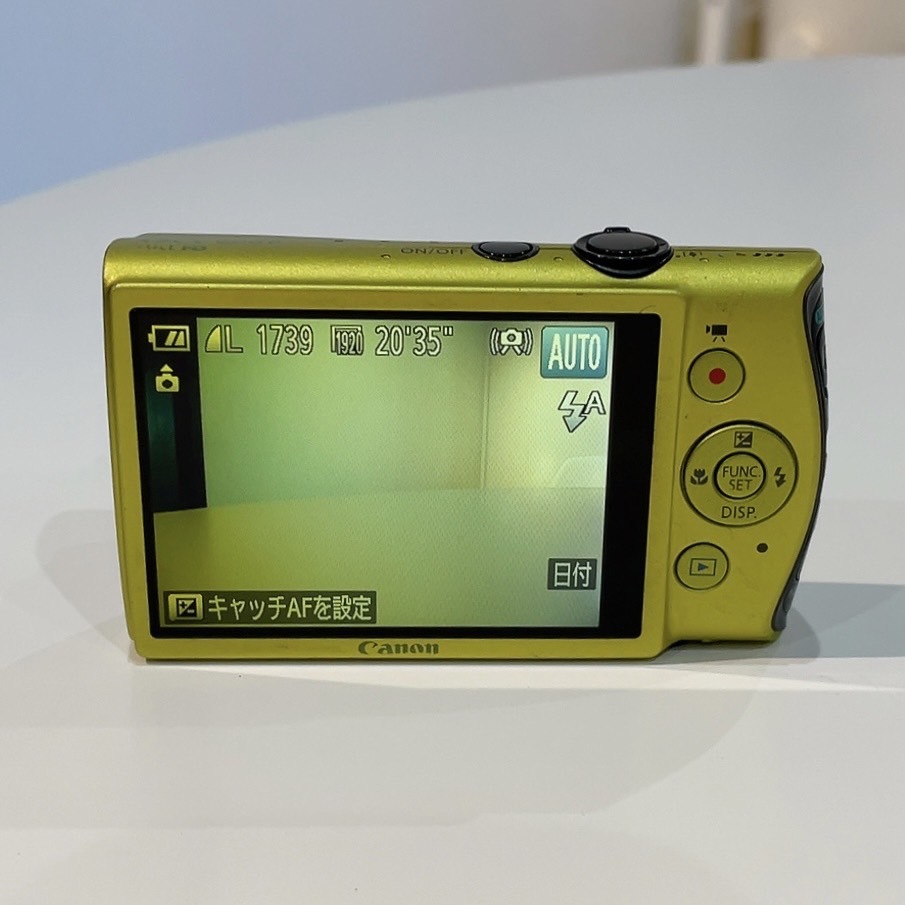 Canon】IXY600Fグリーン動作問題なし