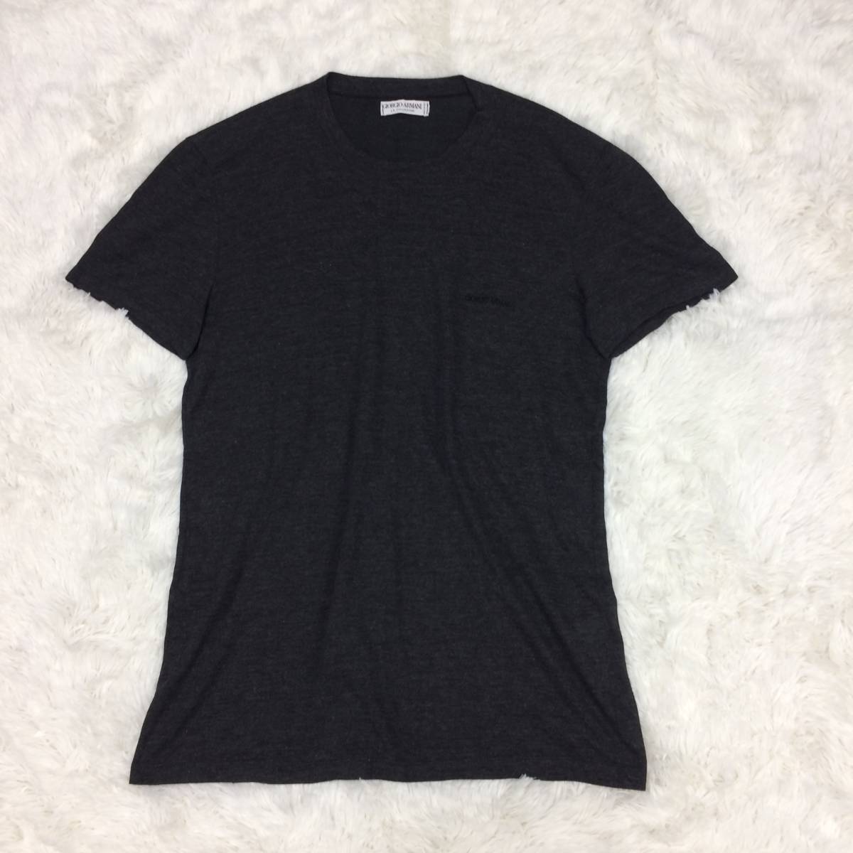 伊製 GIORGIO ARMANI/ジョルジオ アルマーニ トリミングヴィスコース 