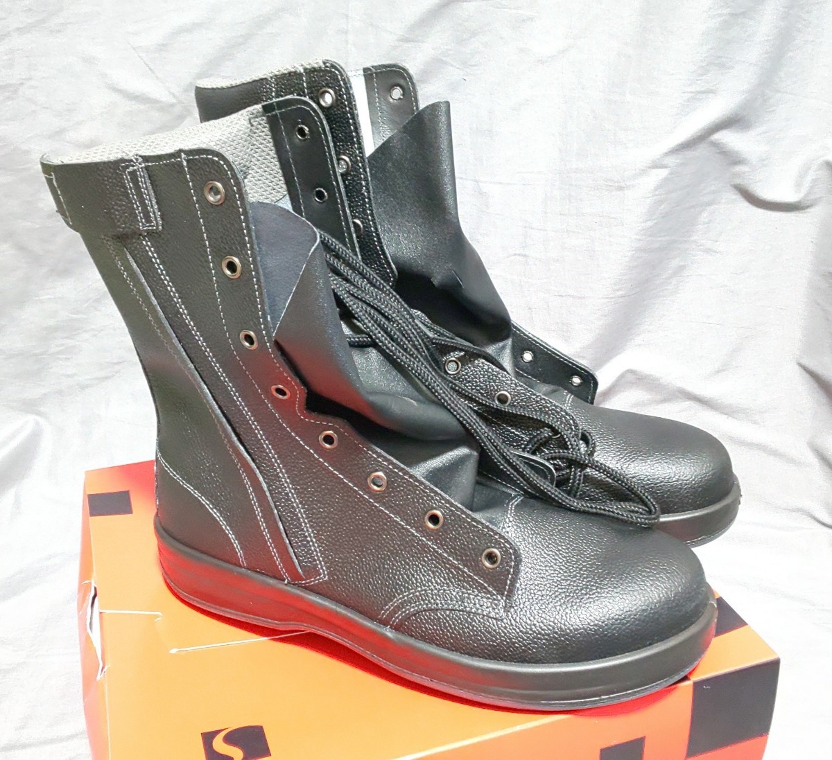 Simon SS33C 安全靴 編み上げ ジッパー付き 官公庁納入品 サイズ26.5