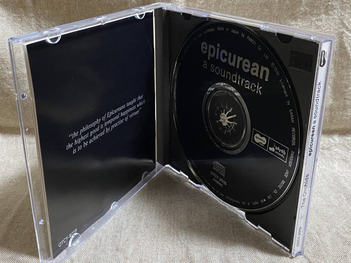 ネオアコ] THE ORCHIDS - EPICUREAN A SOUNDTRACK QTCY-2019 日本盤 帯付