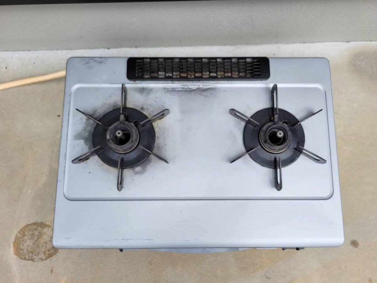 パロマ IC-800F-L ガスコンロ LPガス用 中古，現状 パロマ IC-800F-1L