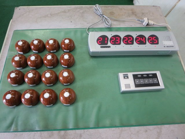 メーカーメンテナンス済ハーモニー 飲食店向け ワイヤレスコール ベル