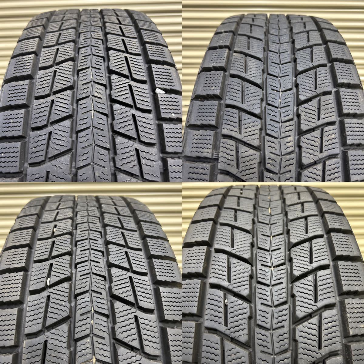三菱 デリカD5 純正ホイール、タイヤセット スタッドレス ダンロップ 