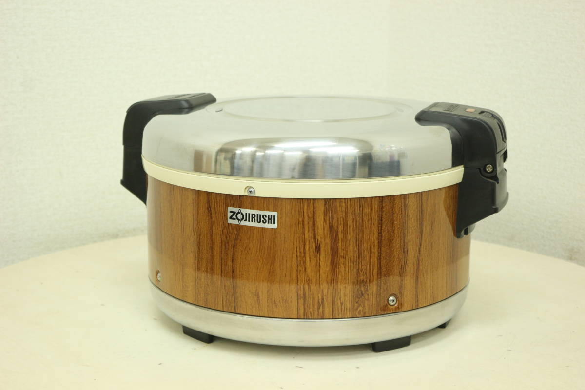 ZOJIRUSHI 象印 4升 2.2L 電子ジャー 保温ジャー おひつ 木目 THA-C40A