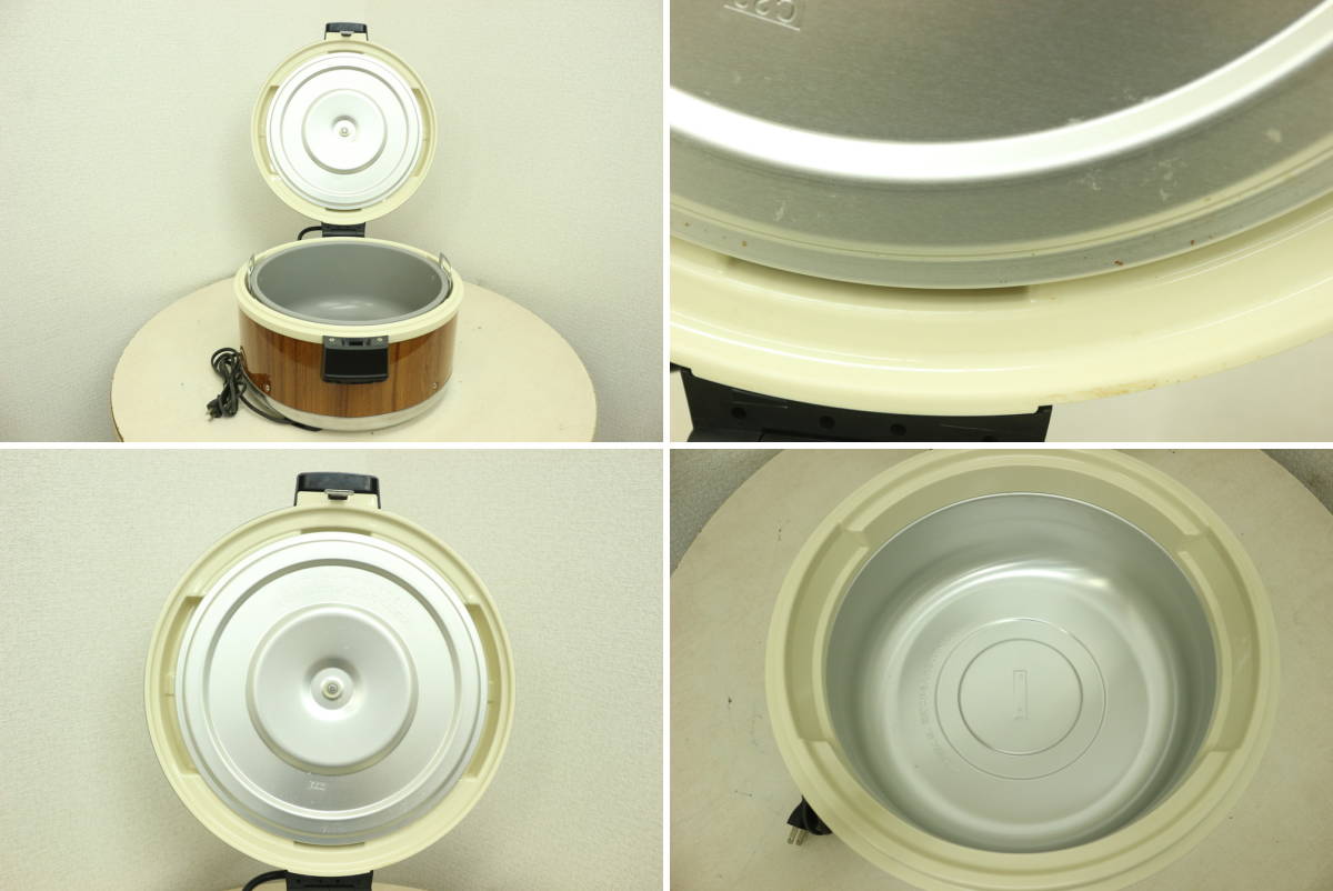 ZOJIRUSHI 象印 4升 2.2L 電子ジャー 保温ジャー おひつ 木目 THA-C40A
