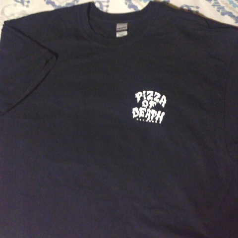 ギルダン pizza of death Tシャツ XL ブラック yokoyama ピザオブデス ロック バンド ライブ ハイスタンダード 横山健 難波章浩 恒岡章