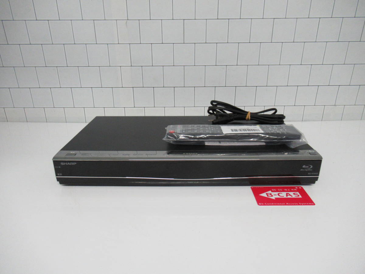 SHARP シャープ 2番組同時録画 ブルーレイレコーダー 2B-C10DW1