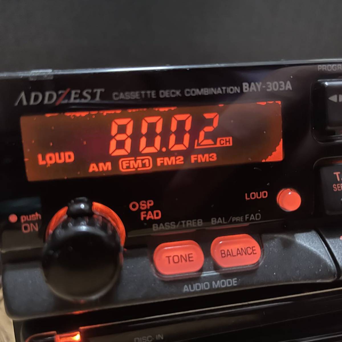 CDデッキ BAY-303A アゼスト ADDZEST カセットデッキ セット CDS-330 