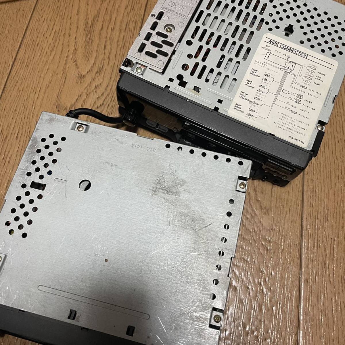 CDデッキ BAY-303A アゼスト ADDZEST カセットデッキ セット CDS-330 