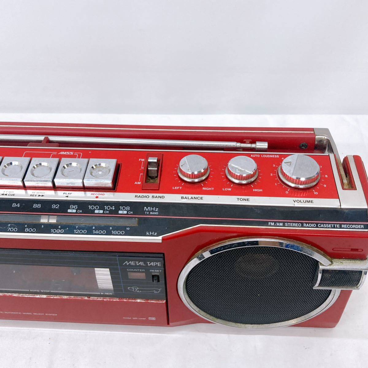 SANYO サンヨー 昭和レトロ ラジカセ MR-U4SF 動作品SANYO 【公式通販】