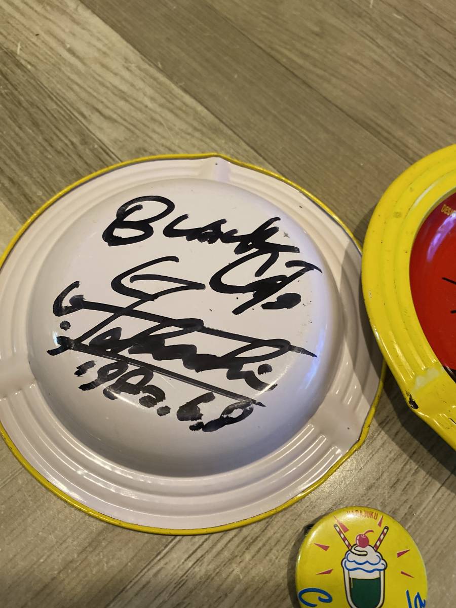 クリームソーダ ティミー ブラックキャッツ 灰皿 当時物 ブラック