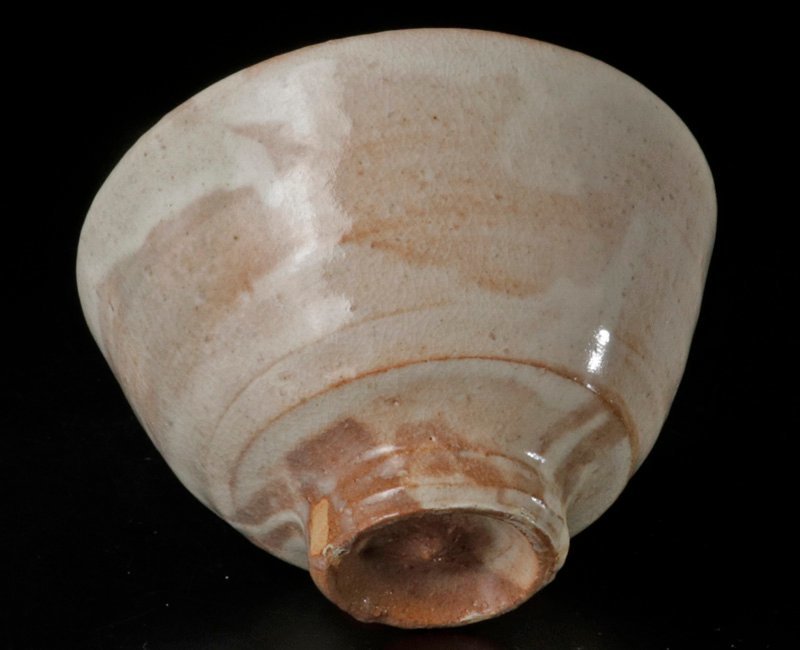 古美味】勝坂窯 脇本定三造 萩焼茶碗 茶道具 保証品 v6XC