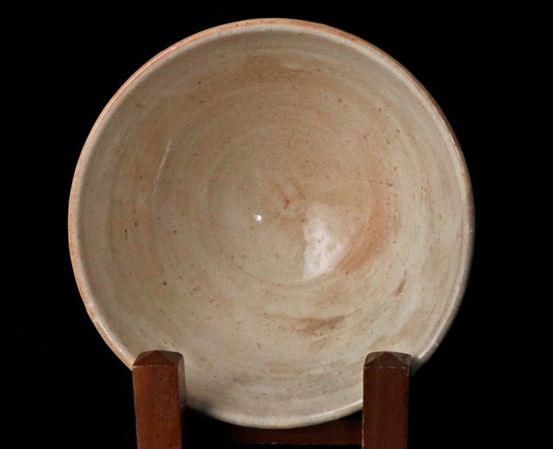 古美味】勝坂窯 脇本定三造 萩焼茶碗 茶道具 保証品 v6XC