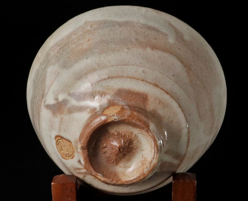 古美味】勝坂窯 脇本定三造 萩焼茶碗 茶道具 保証品 v6XC